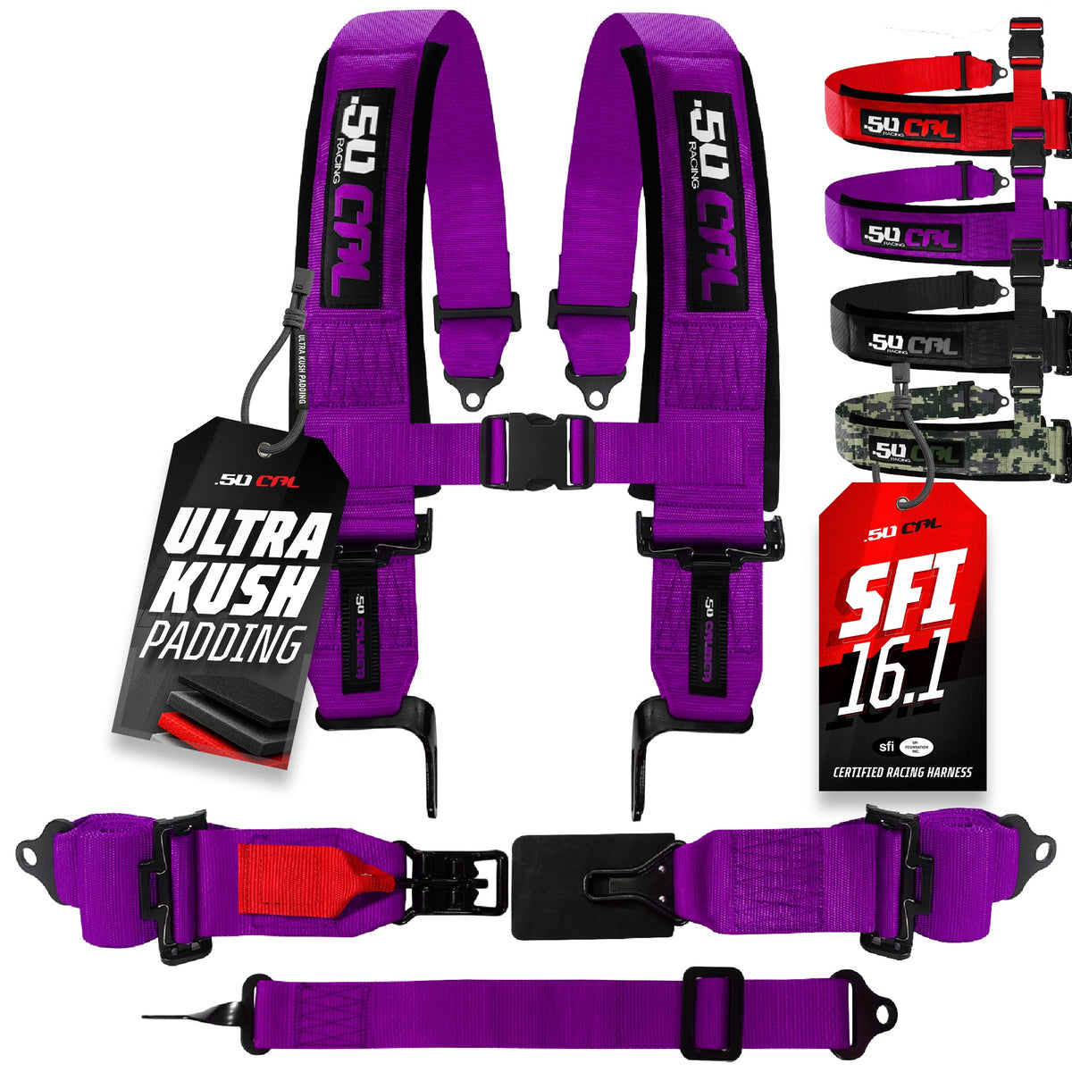 SFI Approved 2" and 3" 5 point Harness, Racing Harness