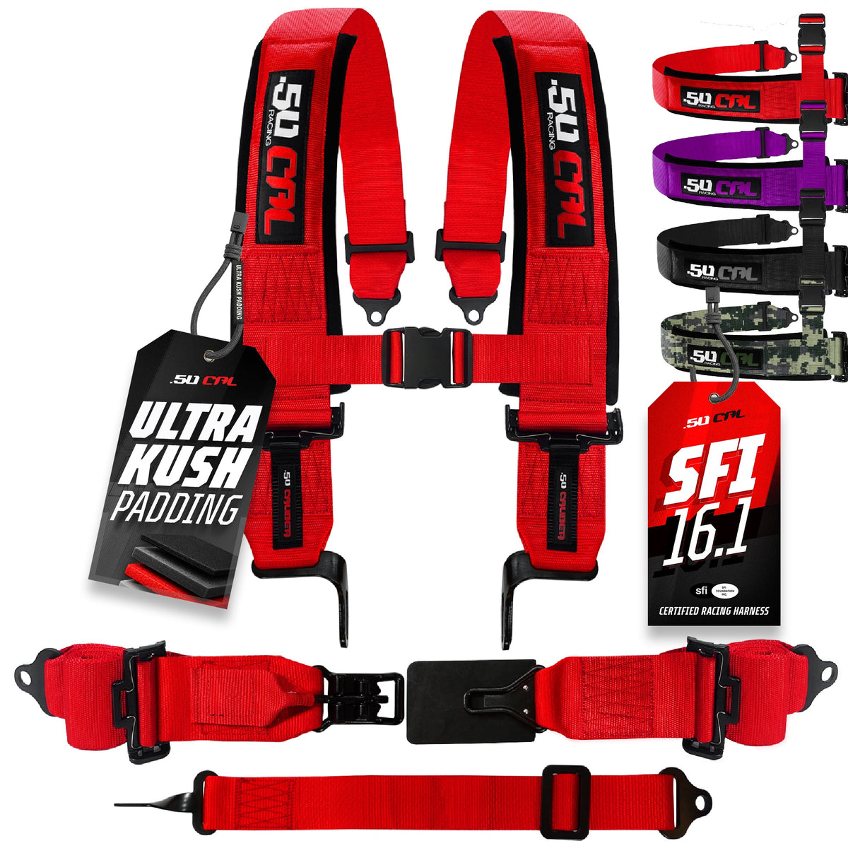 SFI Approved 2" and 3" 5 point Harness, Racing Harness
