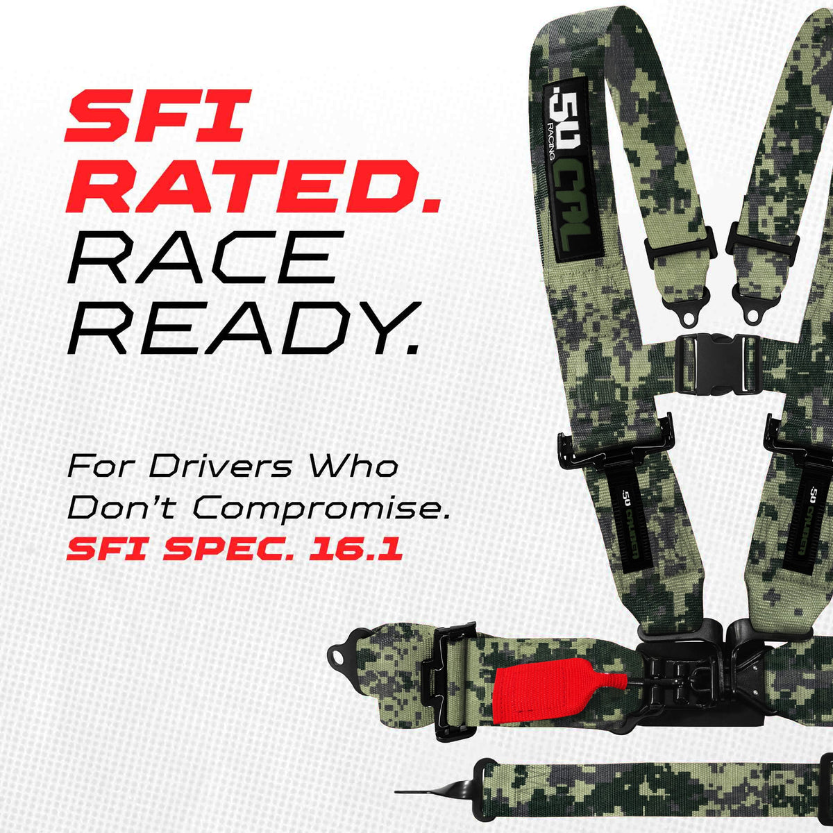SFI Approved 2" and 3" 5 point Harness, Racing Harness