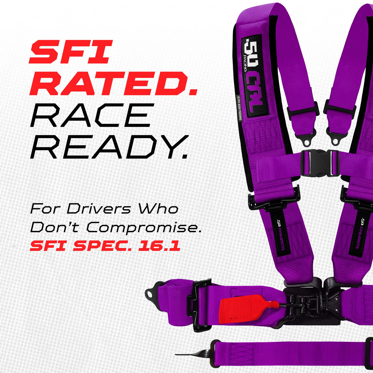 SFI Approved 2" and 3" 5 point Harness, Racing Harness