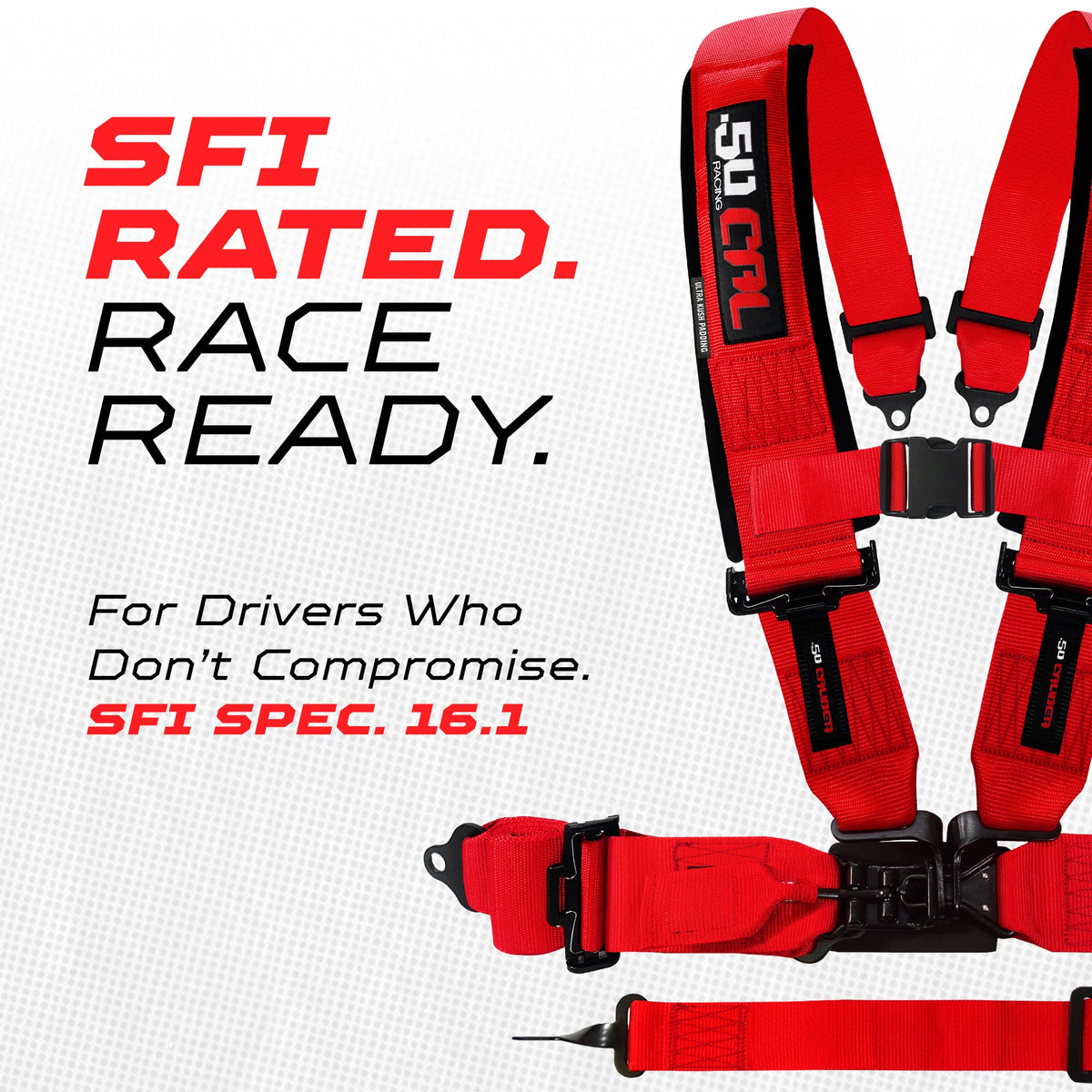 SFI Approved 2" and 3" 5 point Harness, Racing Harness