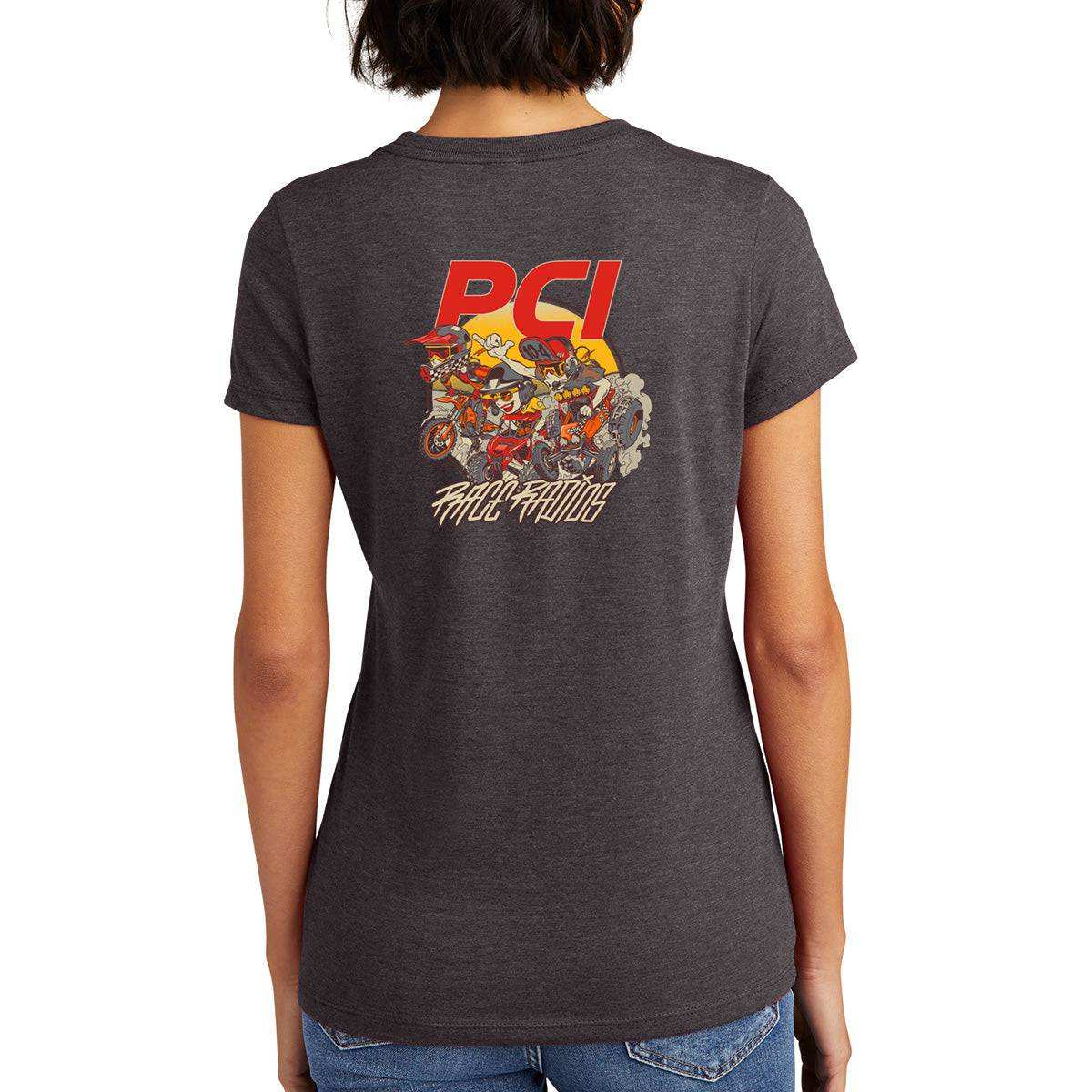 PCI Sandstorm shirt for women with unique dune artwork and cotton blend fabric