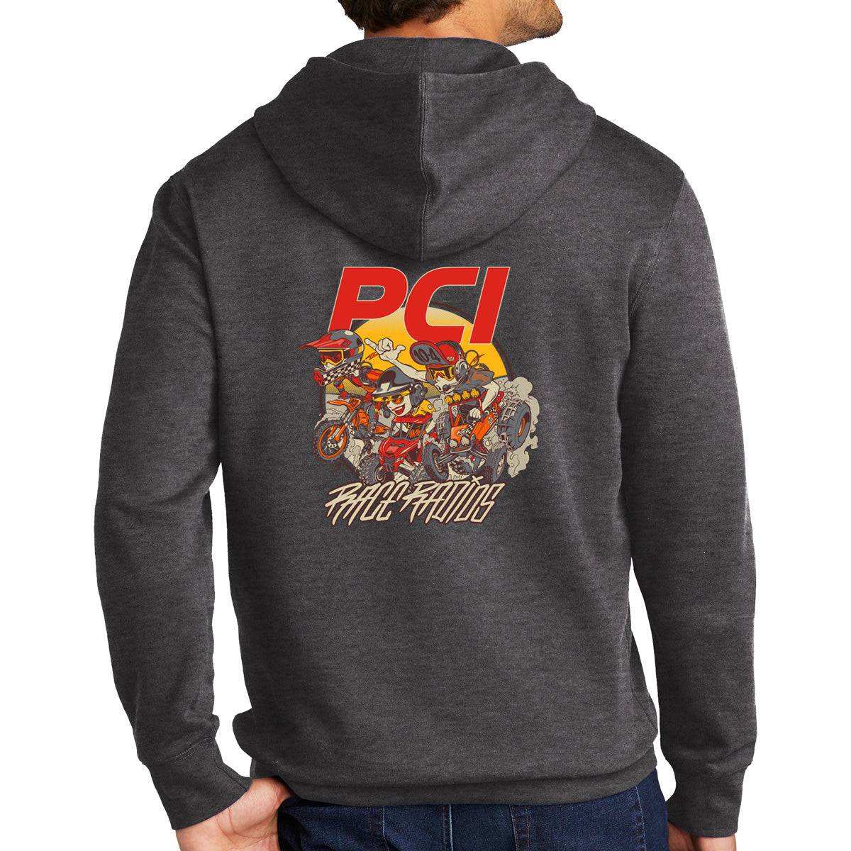 PCI Sandstorm Hoodie with unique dune artwork and cotton-poly blend fabric