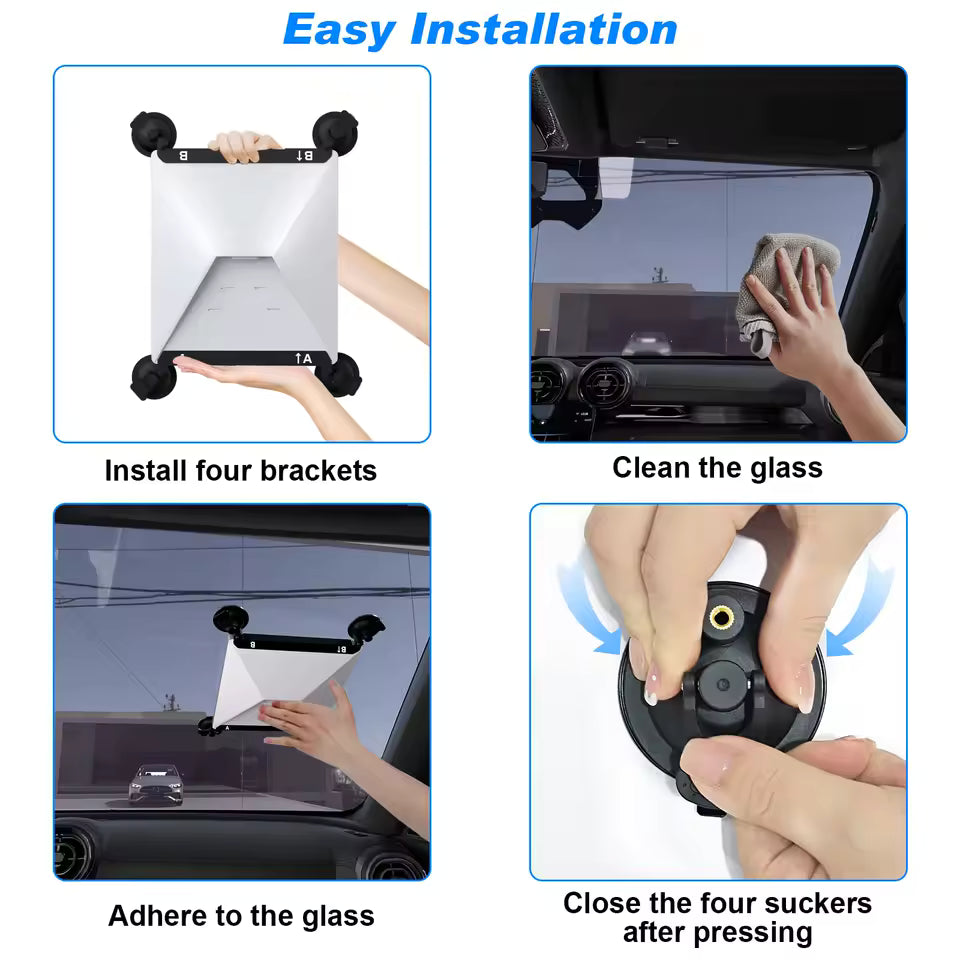 Sunroof Suction Cup Mount Kit | Universal Car Window & Sunroof Bracket