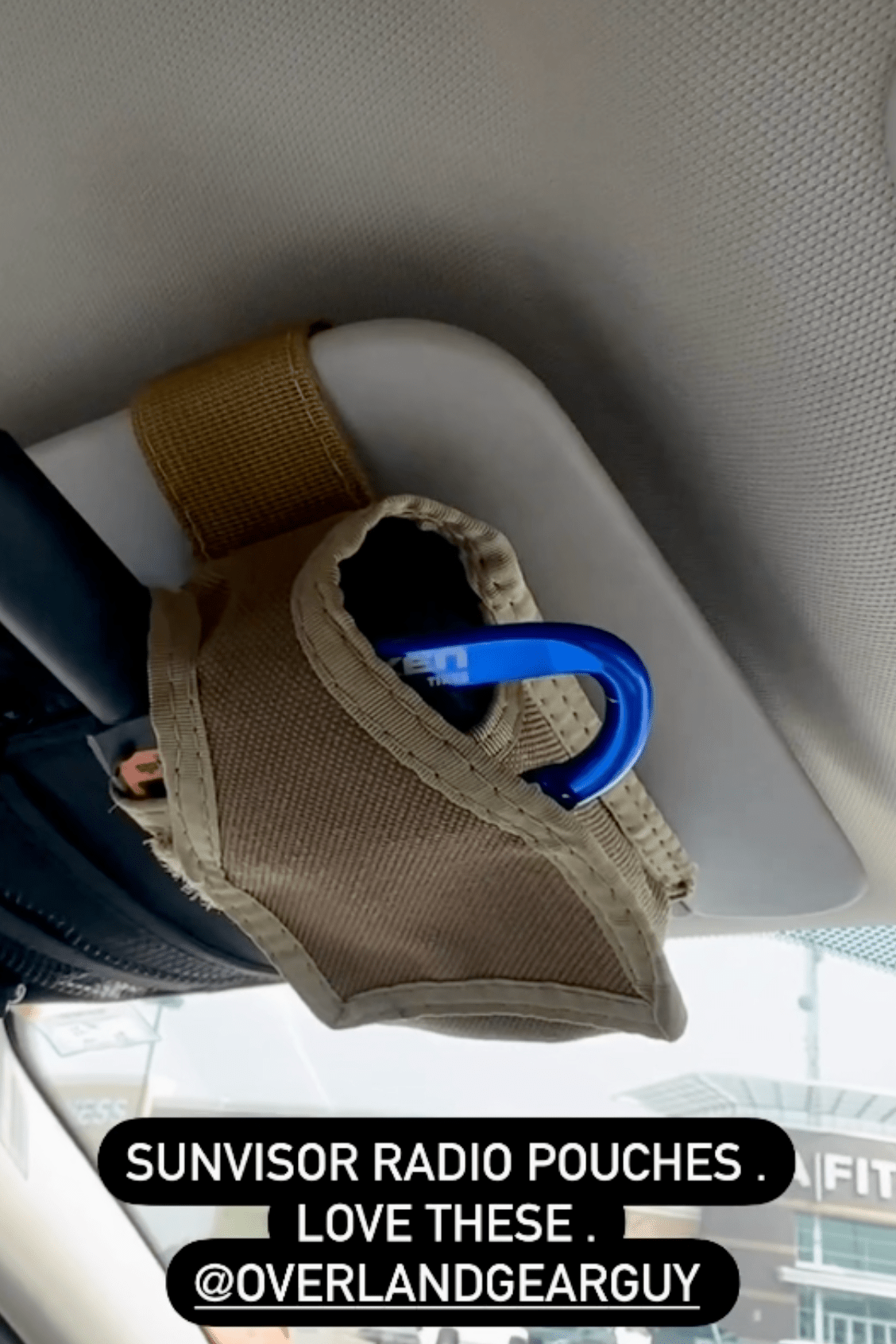 INEOS Grenadier Sun Visor Radio Pouch