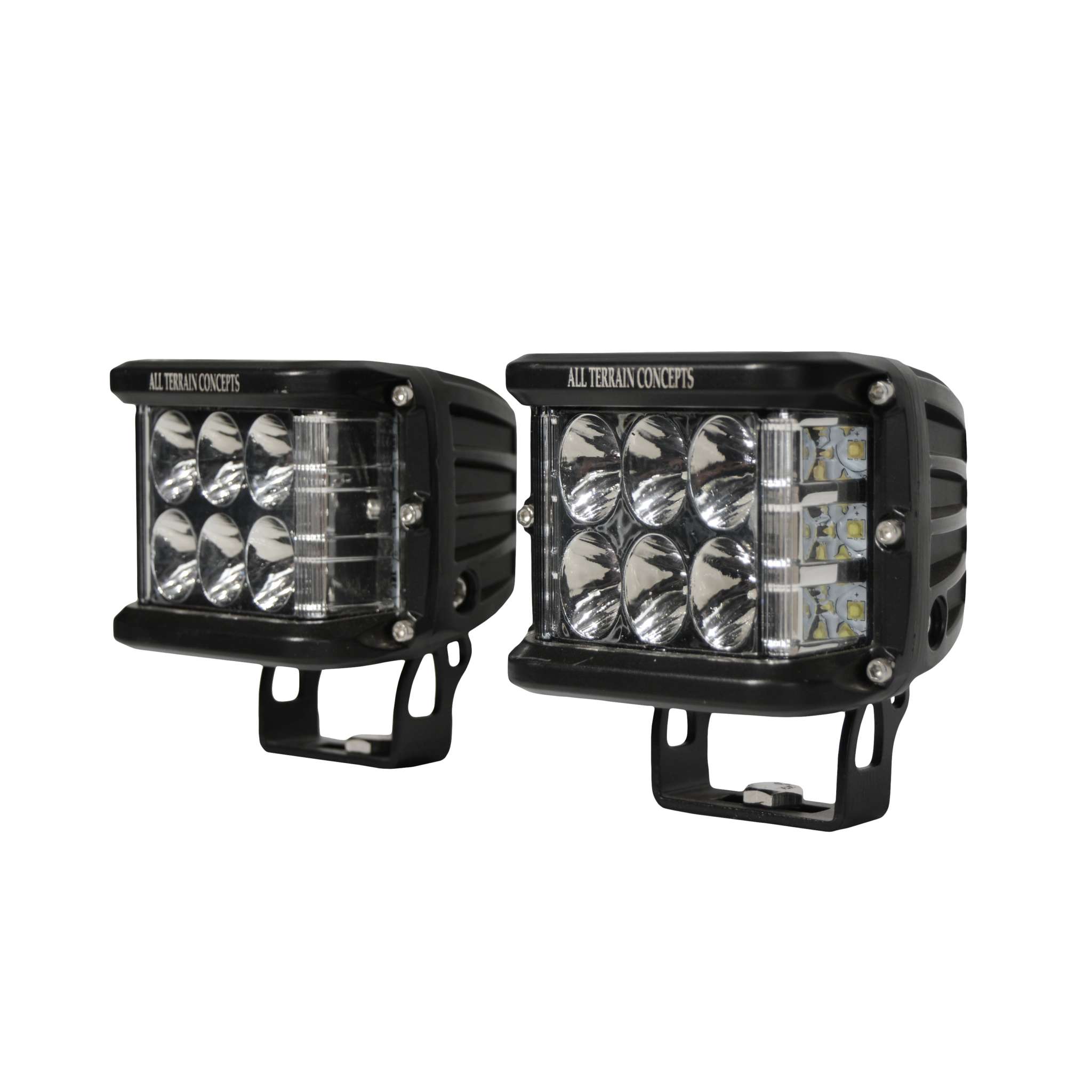 Side Shooter Pods - Versatile 3600 Lumens LED Light Pods for Vehicles