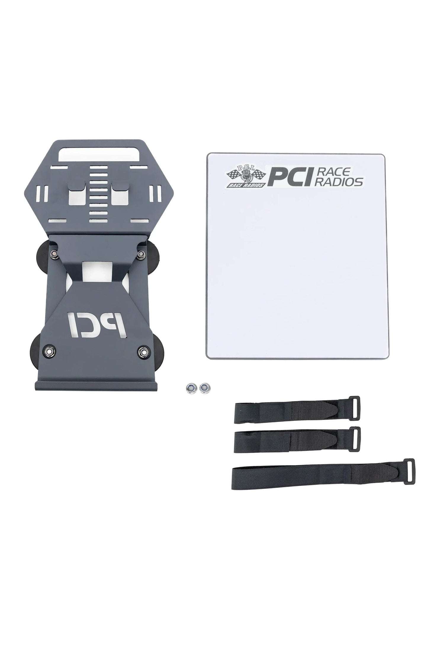 PCI Starlink Mini Antenna Race Package with bracket and hard wire power cable for outdoor connectivity.