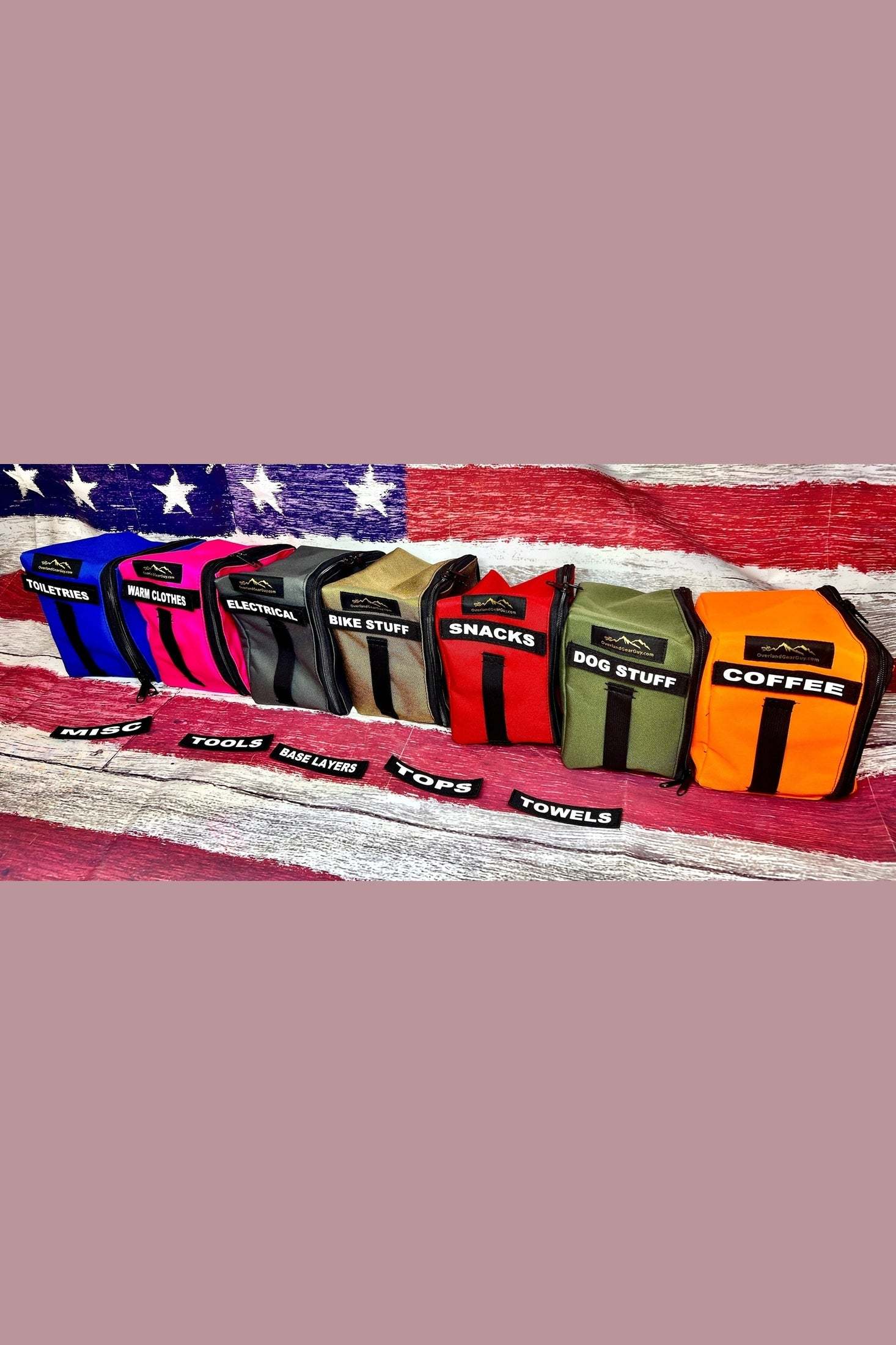 Storyteller Overhead Cabinet Storage Bags