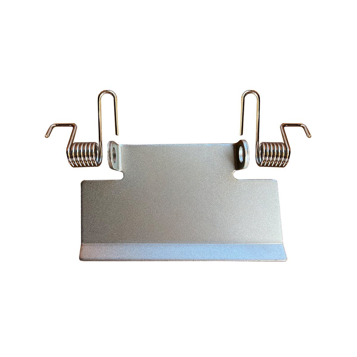 Metal cable tensioner T1001200 with wire rope guides and springs to prevent kinks and damage.