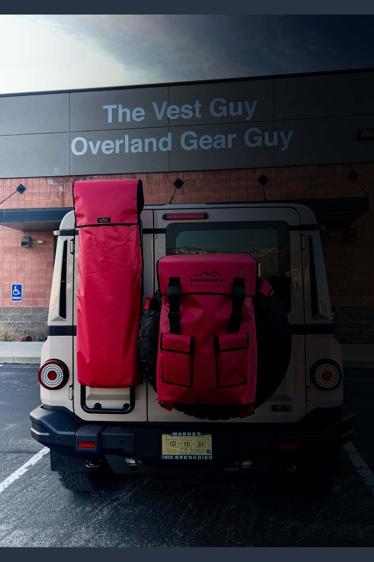 Traction Recovery Board Storage Bag LADDER Mount