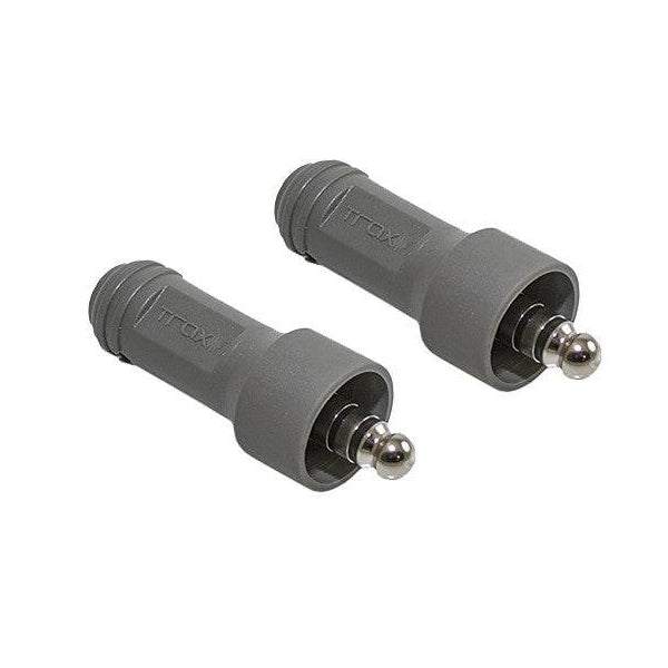 TWO Trax Jack Covers protecting intercom cables from dust and debris
