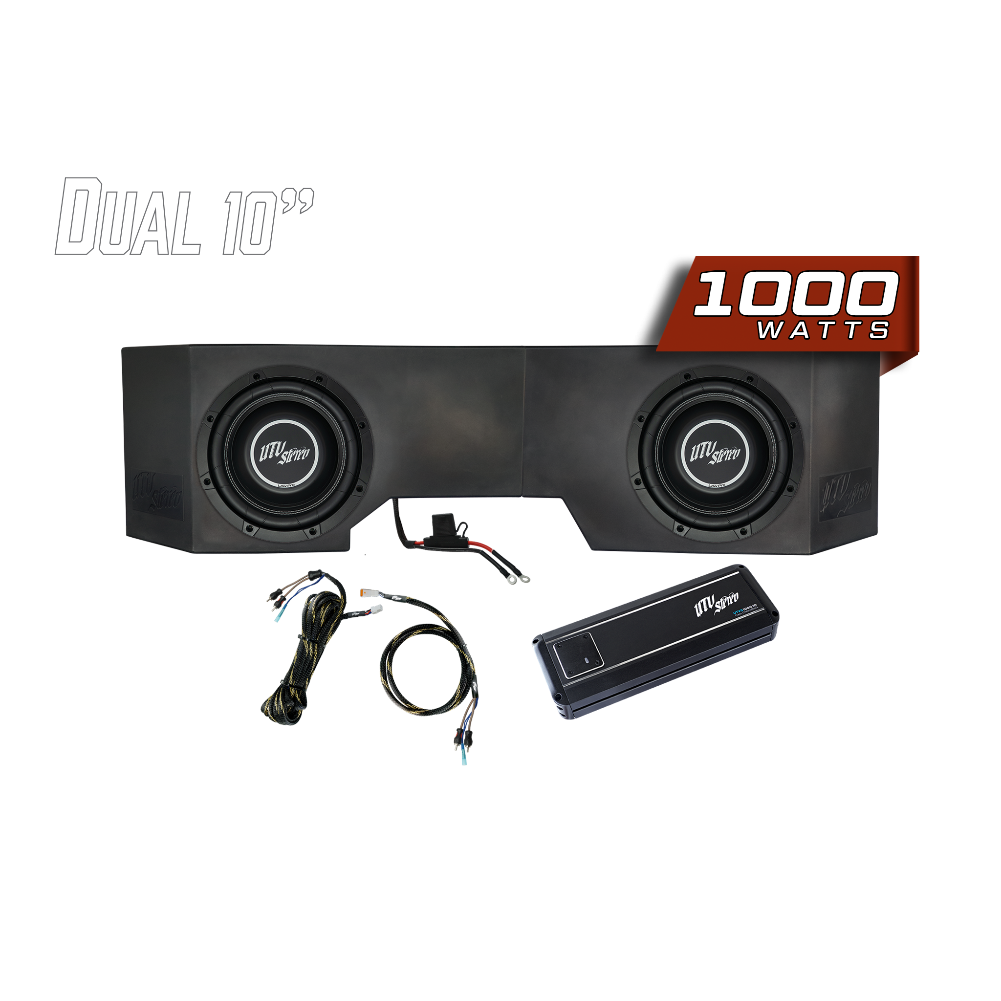 Can-Am® Defender 1000W Dual 10" Subwoofer Kit | Enhance Off-Road Audio