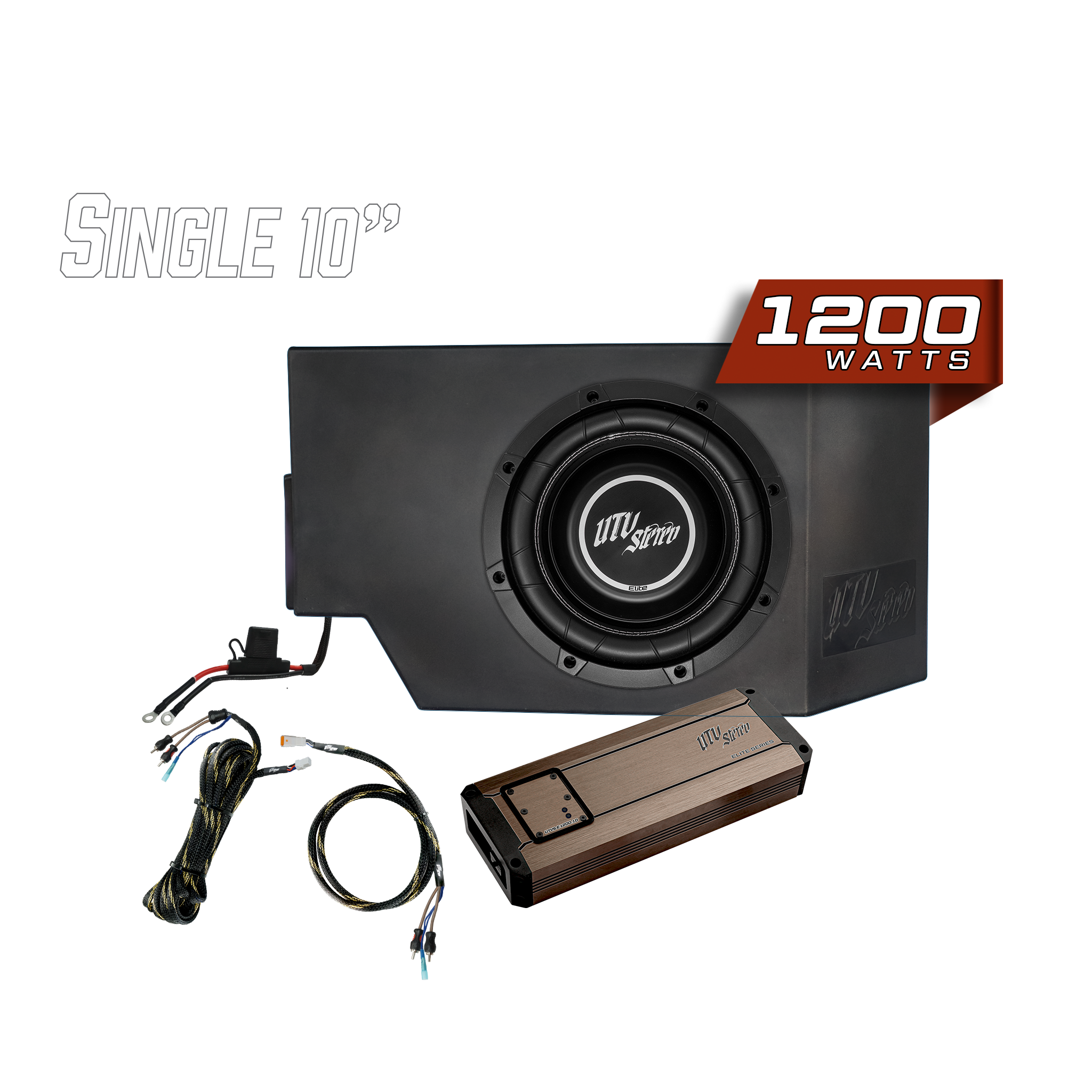 Can-Am® Defender subwoofer kit - Heavy Bass 1200W UTV Audio Upgrade