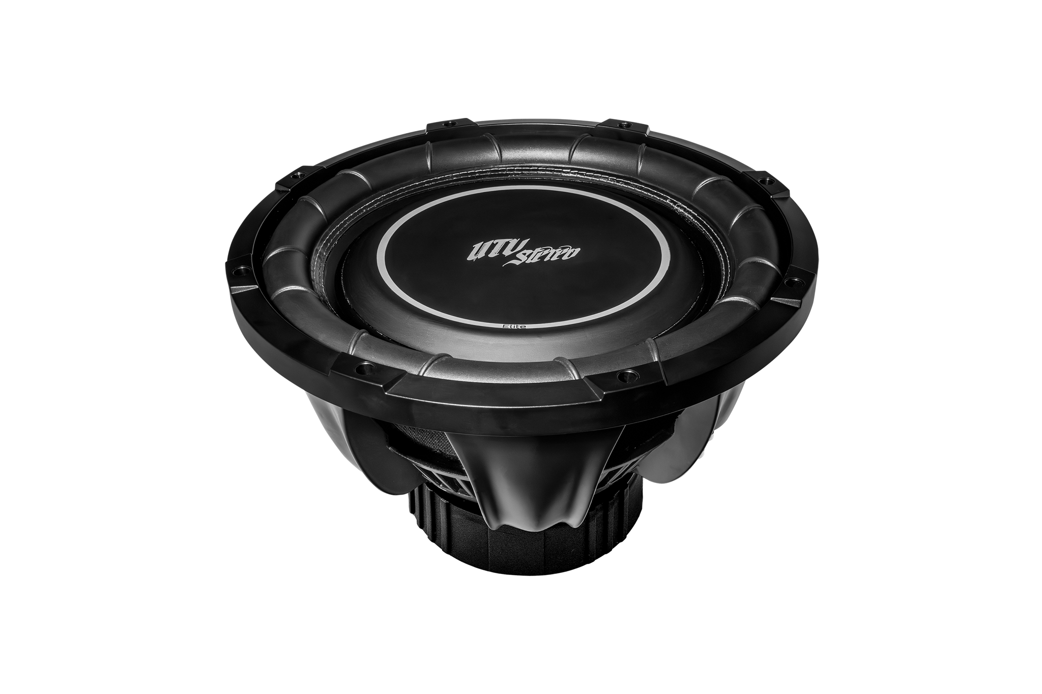 Elite Series Flex 15-inch subwoofer for UTV and marine use with 1400W peak power and IP65 rating