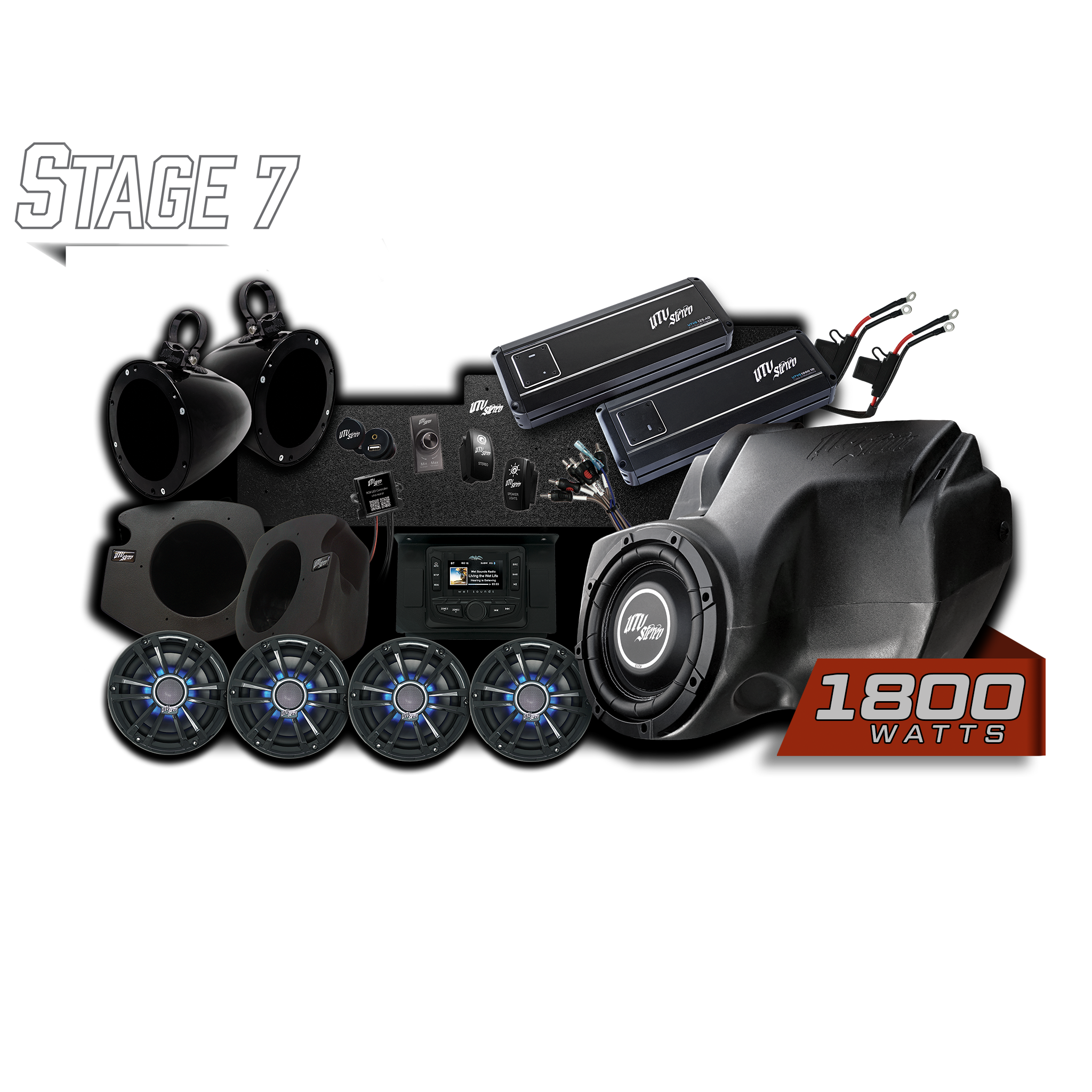 RZR® Signature Series Stage 7 Stereo Kit | Unmatched UTV Sound System