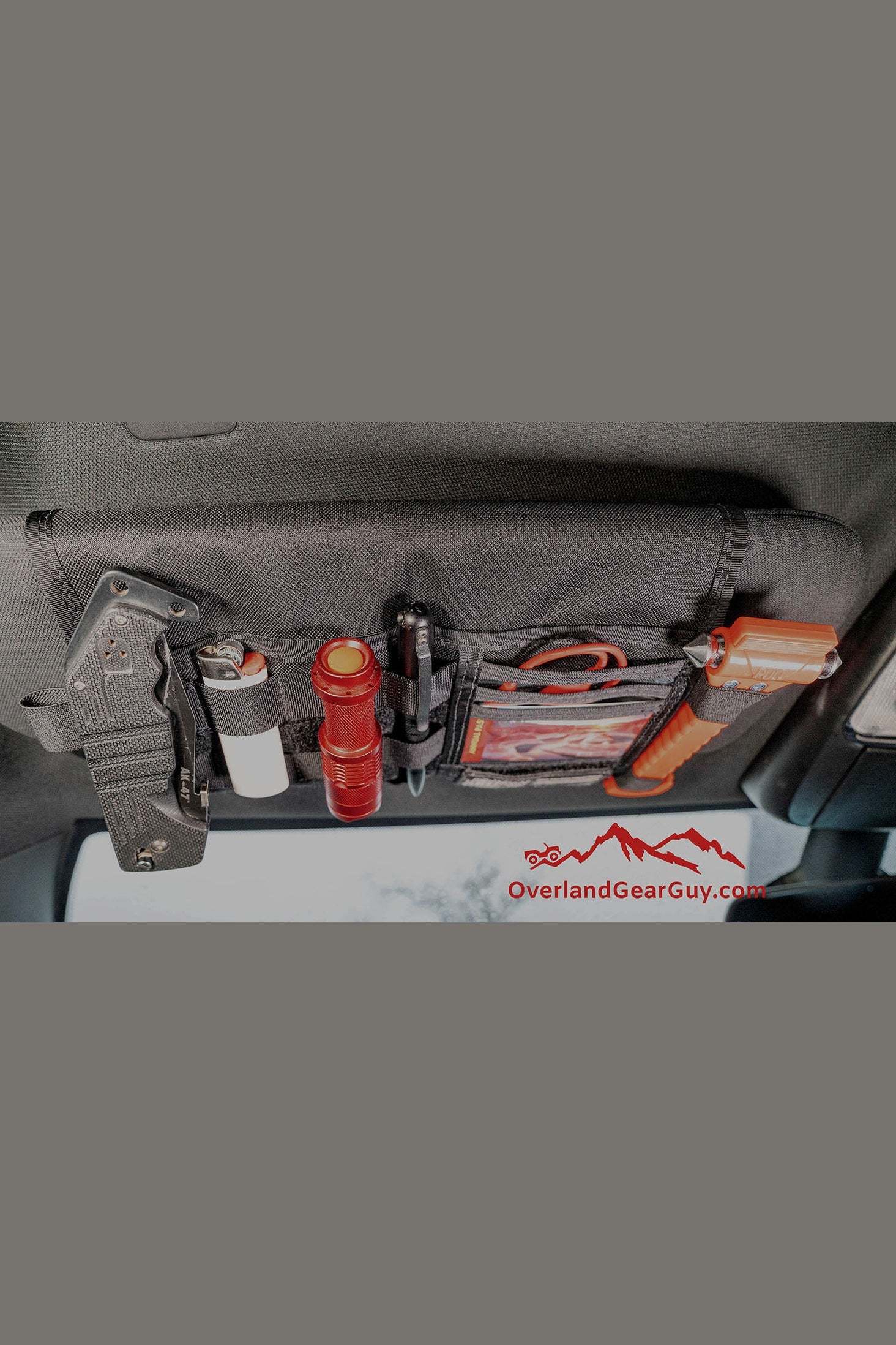 Jeep Gladiator MOLLE Visor Organizer - Tacoma Visor