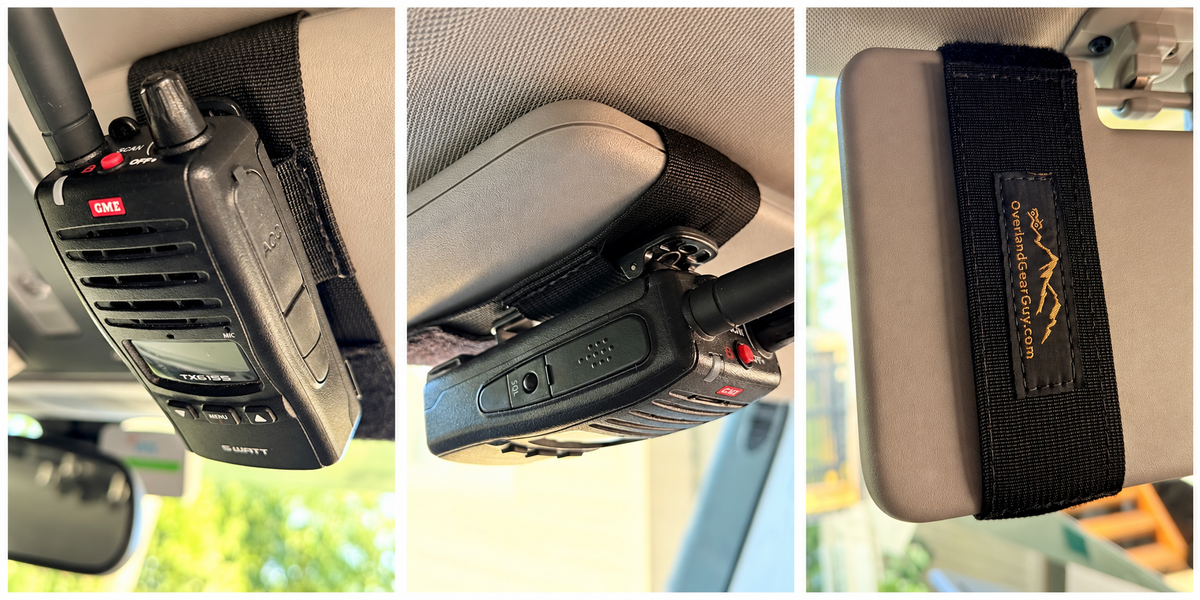 Estuche para radio con visera solar estilo abierto