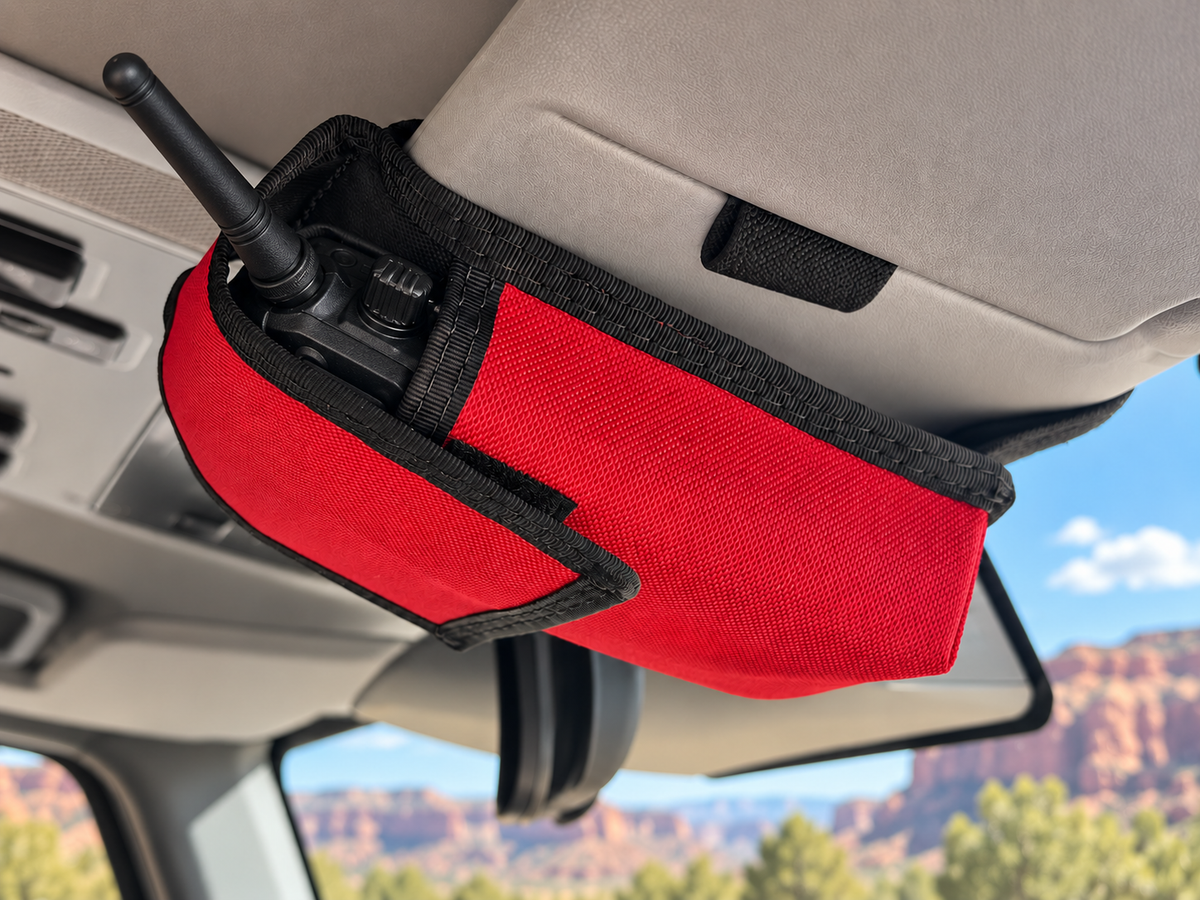 Sun Visor Radio Pouch