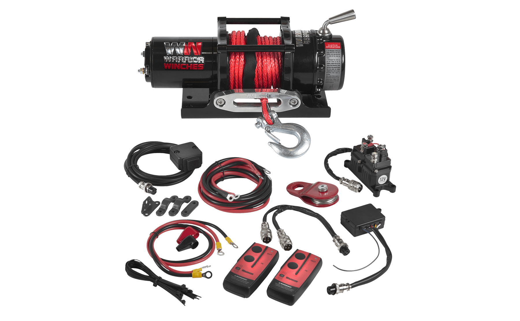 Ninja 4,500 LB Winch - Powerful 12V Electric Winch with Synthetic Rope