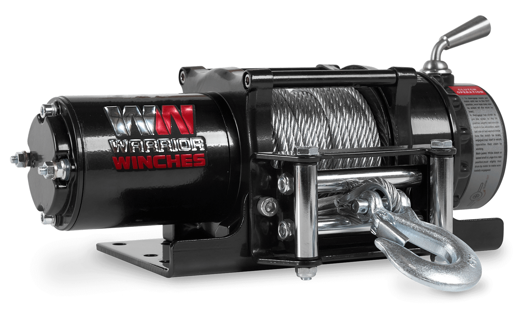 Ninja 4500lb 12v electric winch with steel rope and heavy-duty motor