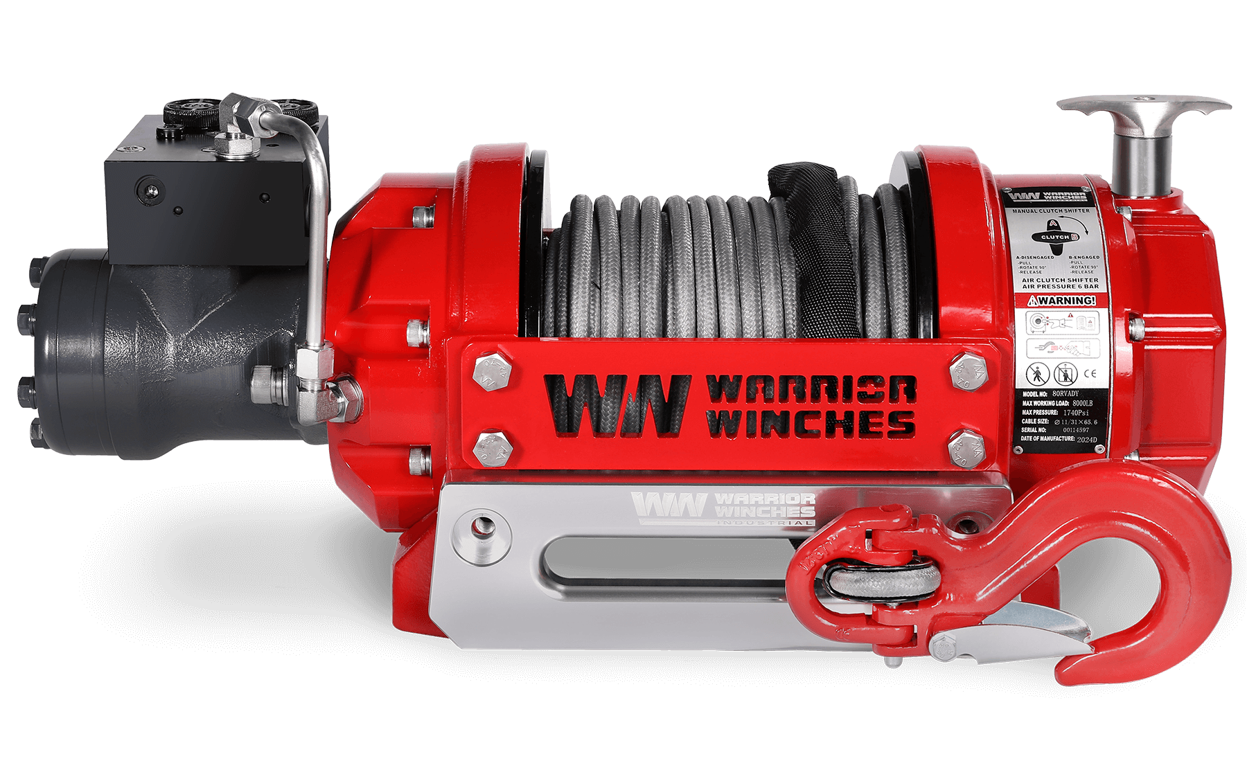 RV Series Hydraulic Winches - Max Industrial Performance