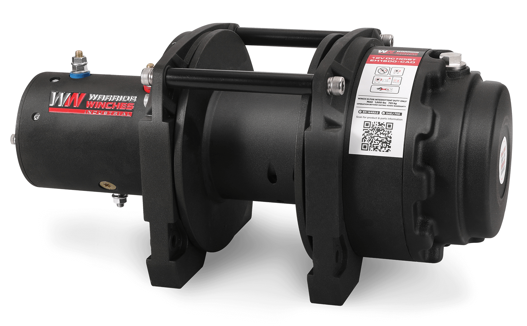 EH1600 12V Industrial Hoist - Heavy Duty Lifting for Industrial Use