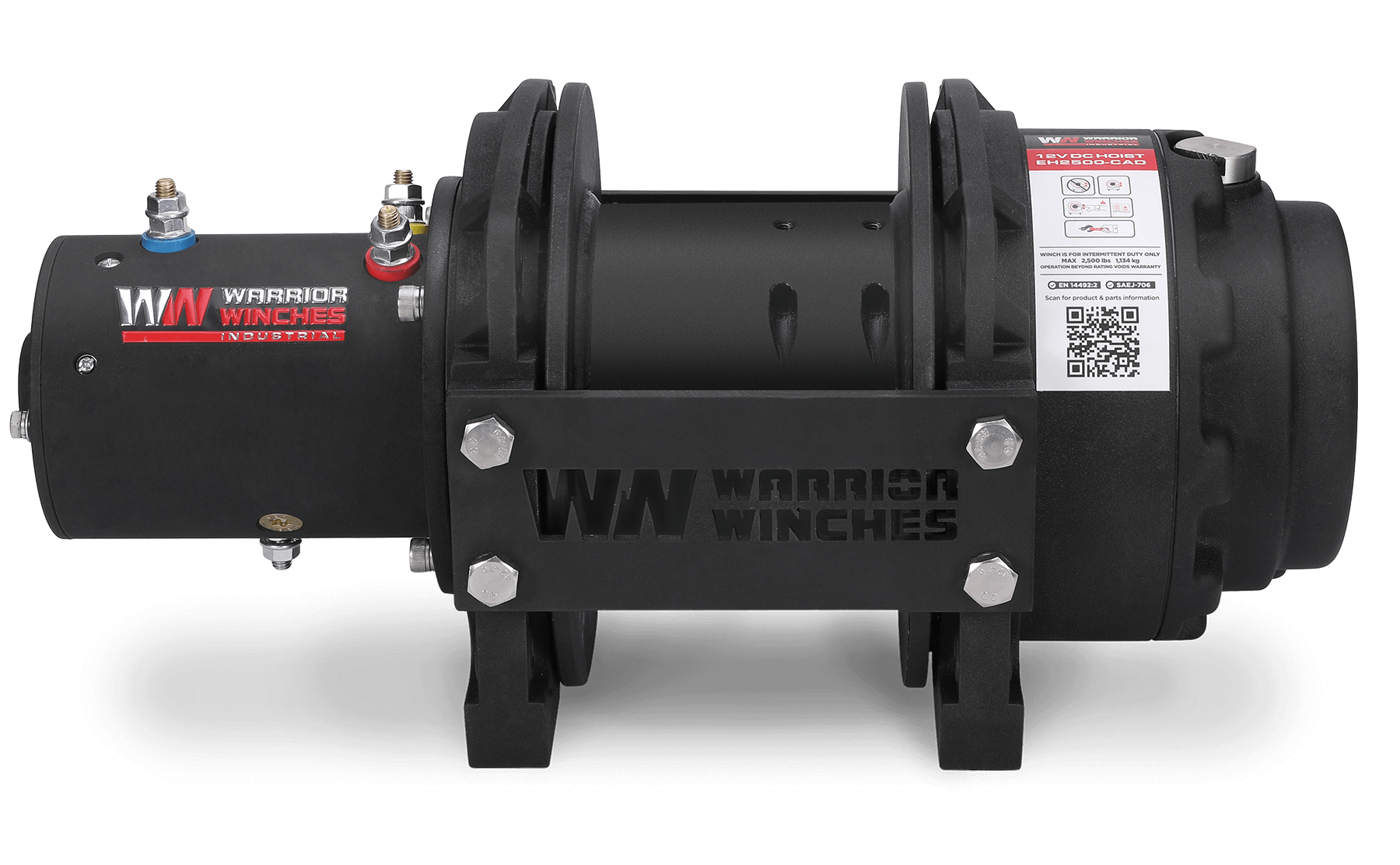 EH2500 12V Industrial Hoist - Strong Lifting Equipment for Many Uses