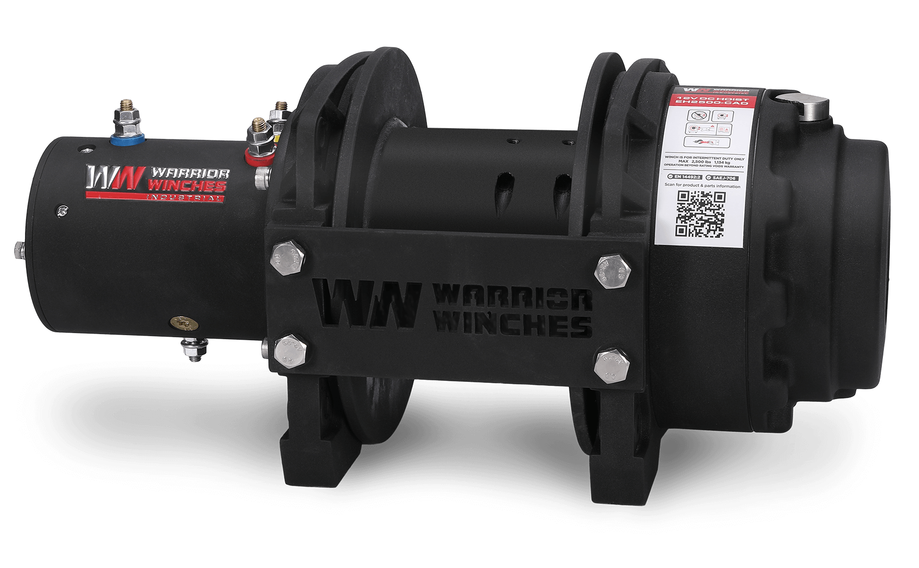 EH2500 12V Industrial Hoist - Strong Lifting Equipment for Many Uses