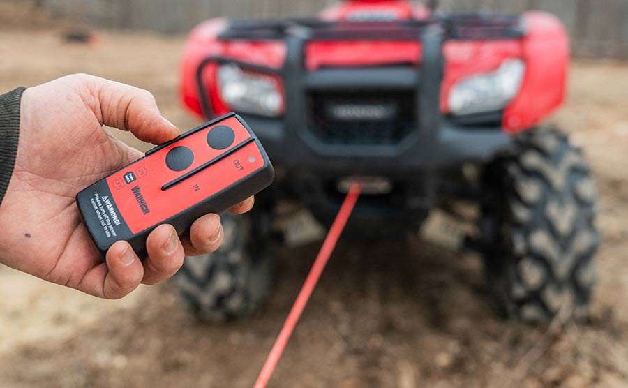 Ninja 2,000 LB Winch - Powerful 12V Electric Winch with Steel Rope