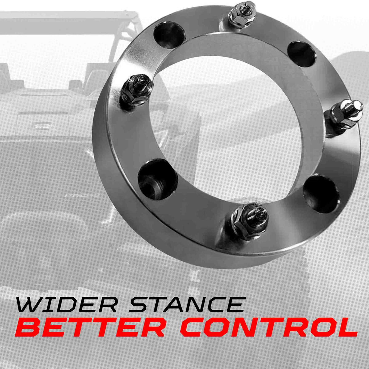 4x115 Wheel Spacer 10x1.25mm stud 1"
