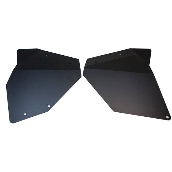 Can-Am X3 pillar side panels installed to conceal wires and clean up dashboard appearance