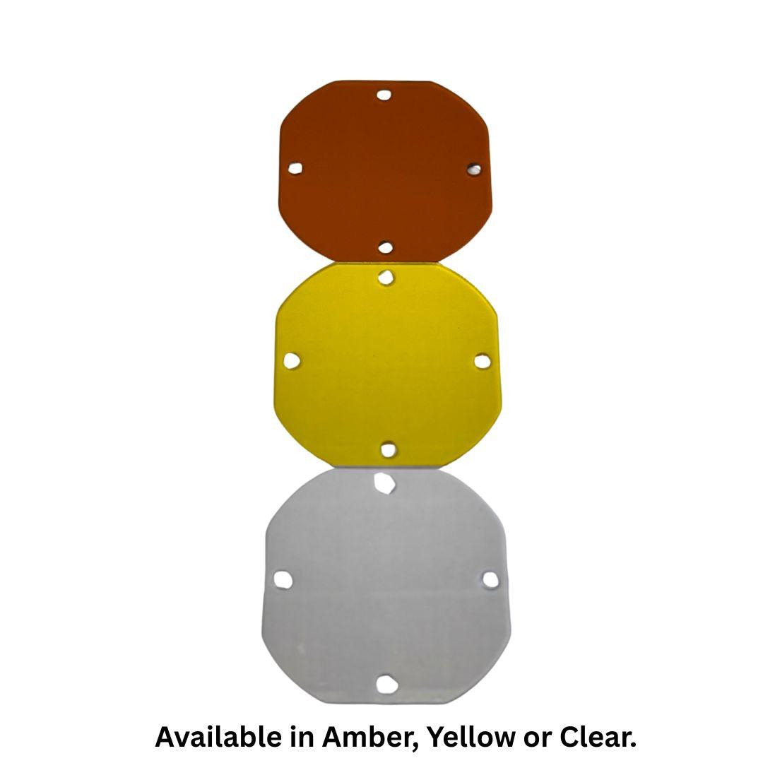 X Jr Mini LED Pod Replacement Lens - Clear, Yellow & Amber Options