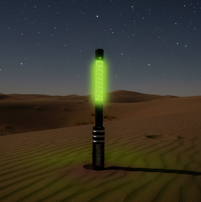 Game Changer LED Whip - Striking Teal Single
