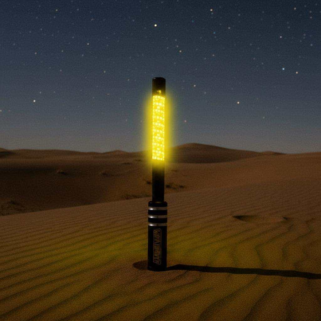 Marshin V3 Chrome Black Set - Durable & Stylish LED Whips