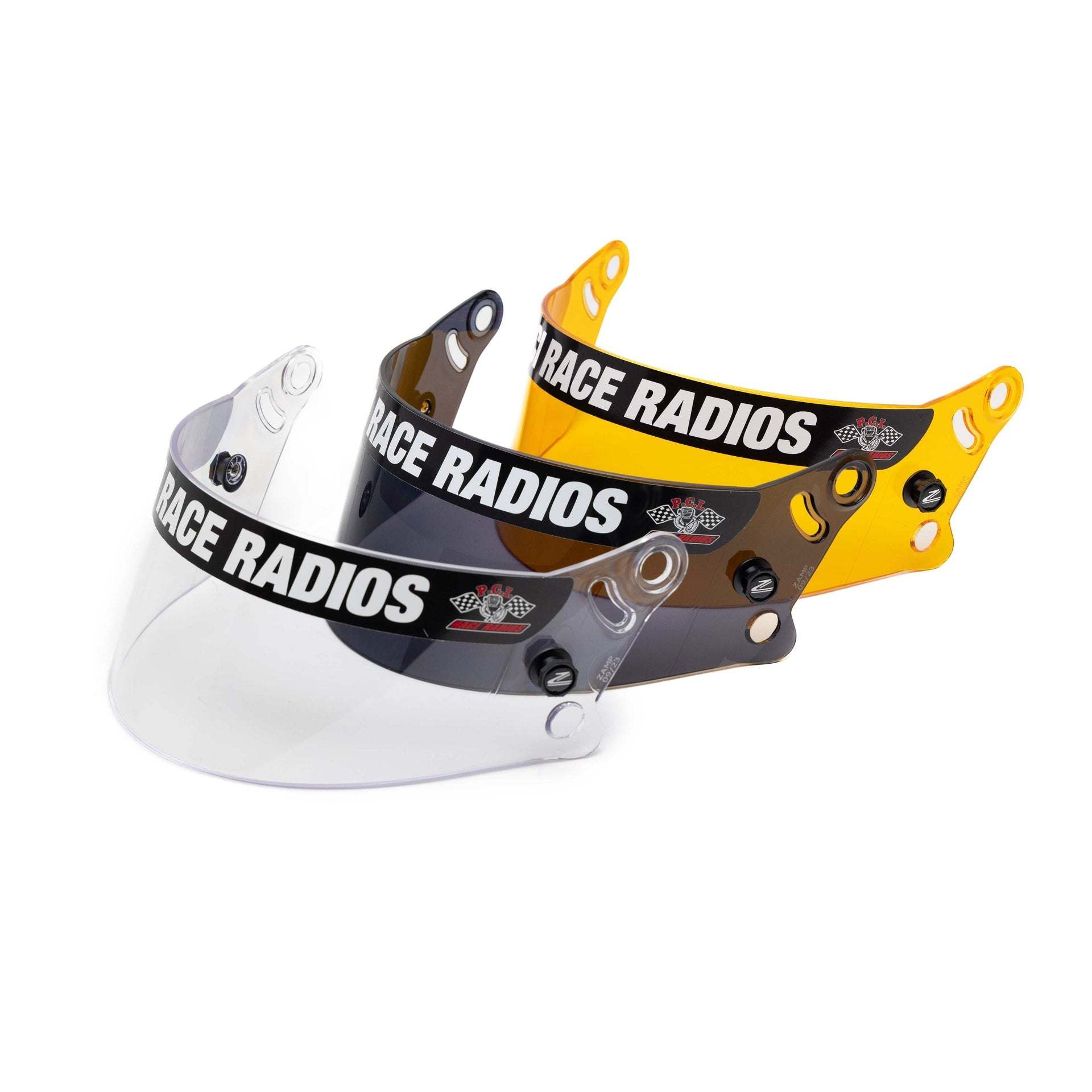 Zamp Z-20 Anti-Fog Shield CMR2016 mounted on motorcycle helmet showing clear, fog-free visor