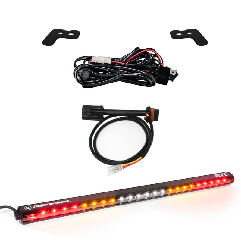 Polaris RZR 30" RTL-S Rear Light Kit with running, brake, and amber turn signal LEDs, mounting brackets, and wiring harness for 2020-2024 models