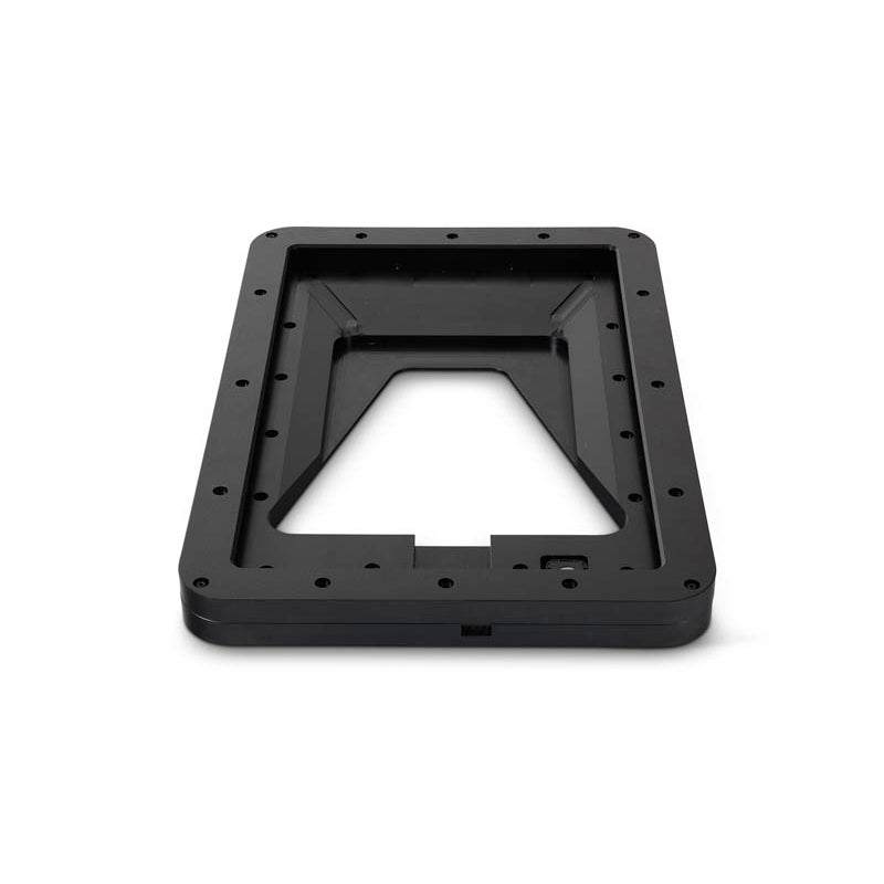 Black Star-Mount protective drop-in mount for Gen 3 Starlink dish with multiple mounting holes