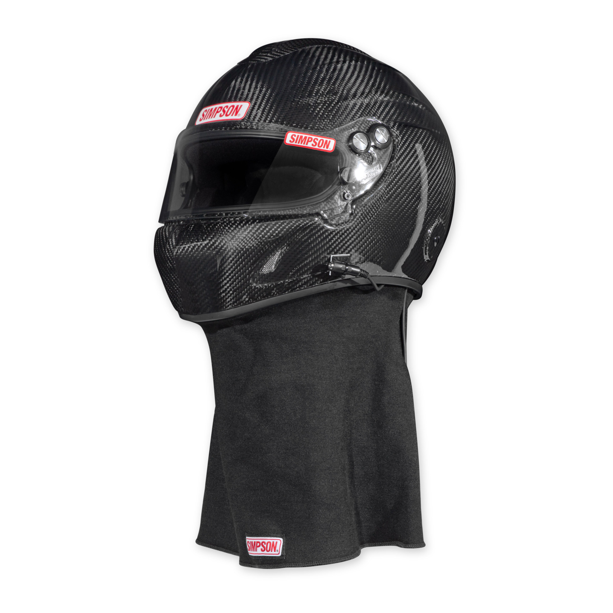 Simpson Racing CarbonX Helmet Sewn In Skirt SFI 3.3/5