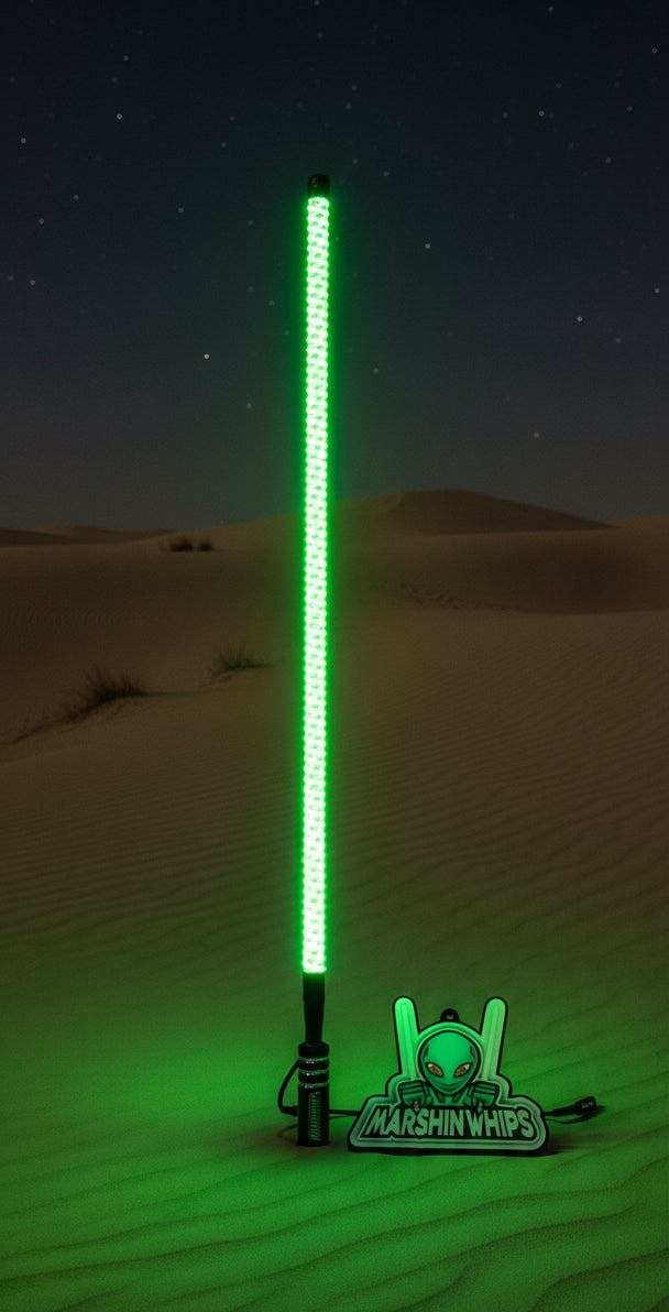 Marshin Whips V2 Durable Black Out Off-Road Whips