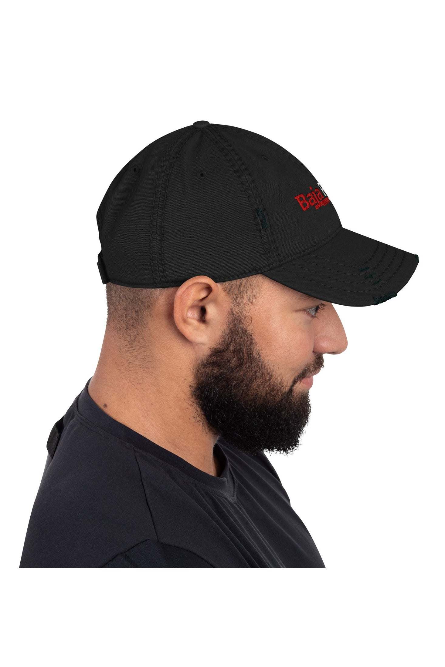 Baja Racing Gear Distressed Dad Hat