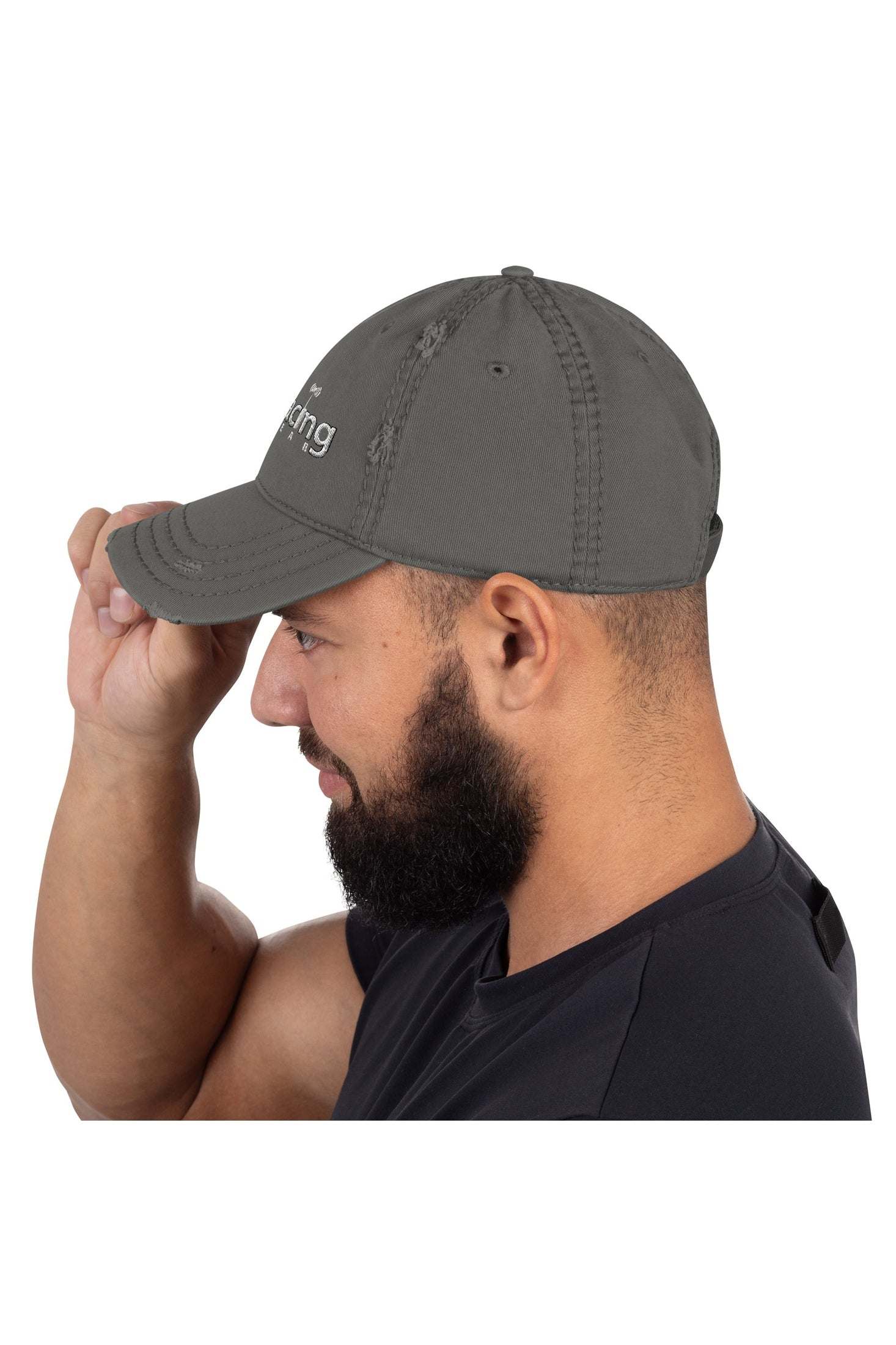 Baja Racing Gear Distressed Dad Hat