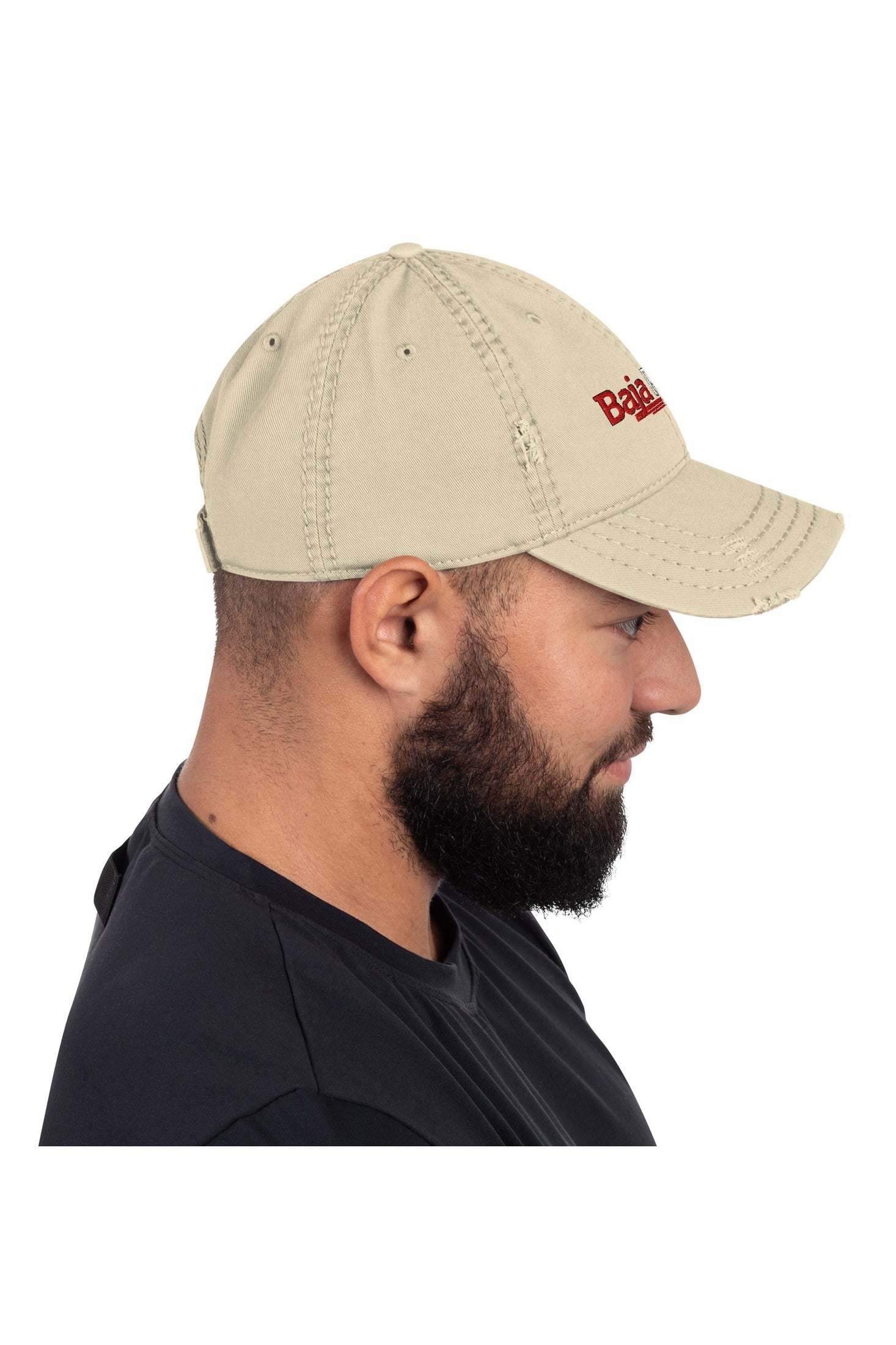 Baja Racing Gear Distressed Dad Hat