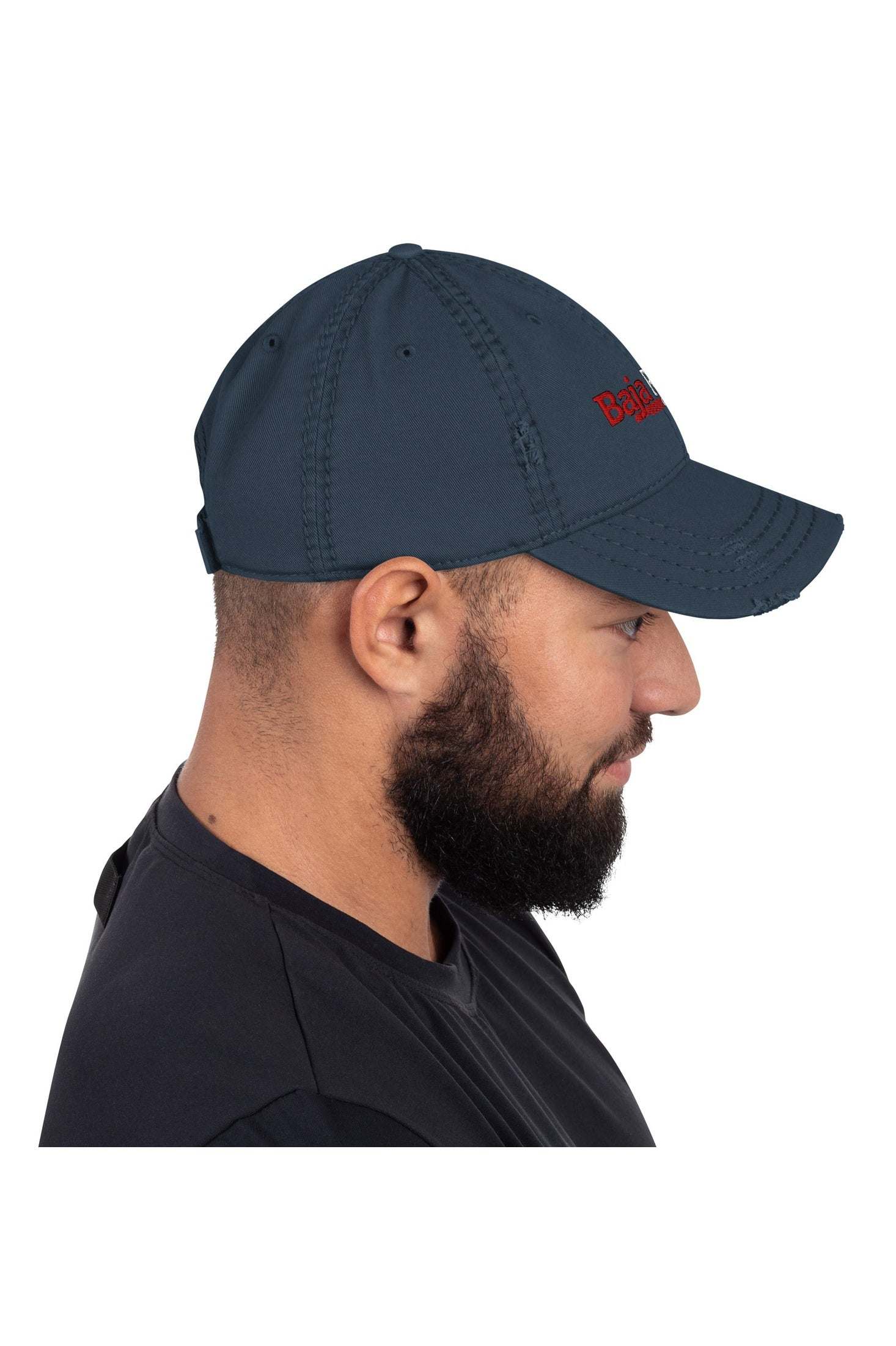 Baja Racing Gear Distressed Dad Hat