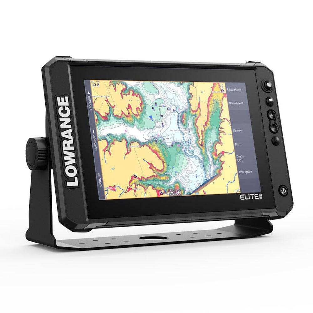 Lowrance Elite FS 12 GPS touchscreen chartplotter with 12-inch high-resolution display and built-in GPS antenna
