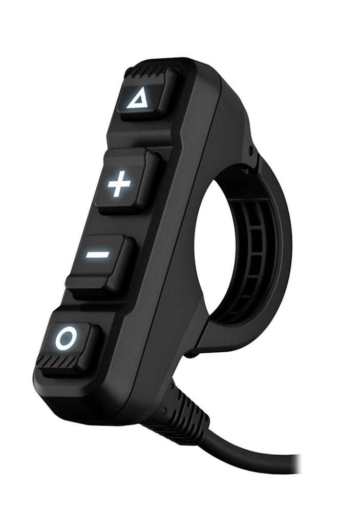 Garmin Handlebar Controller for Garmin Tread 2 with waterproof rugged design and easy-to-use buttons