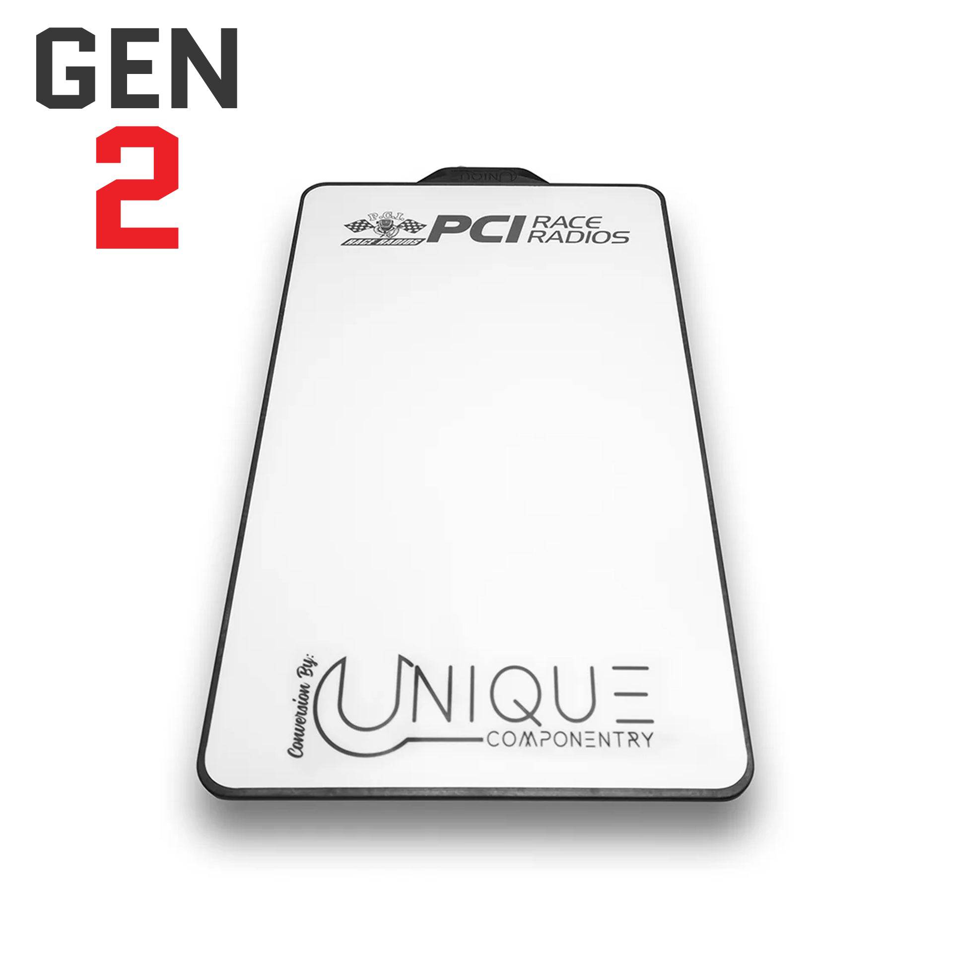 Starlink Gen2 packages with IP65-rated flat panel antenna for race cars and chase trucks