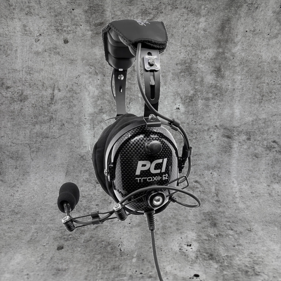 Clearance Trax G2 Headsets With Volume Control - PCI Race Radios