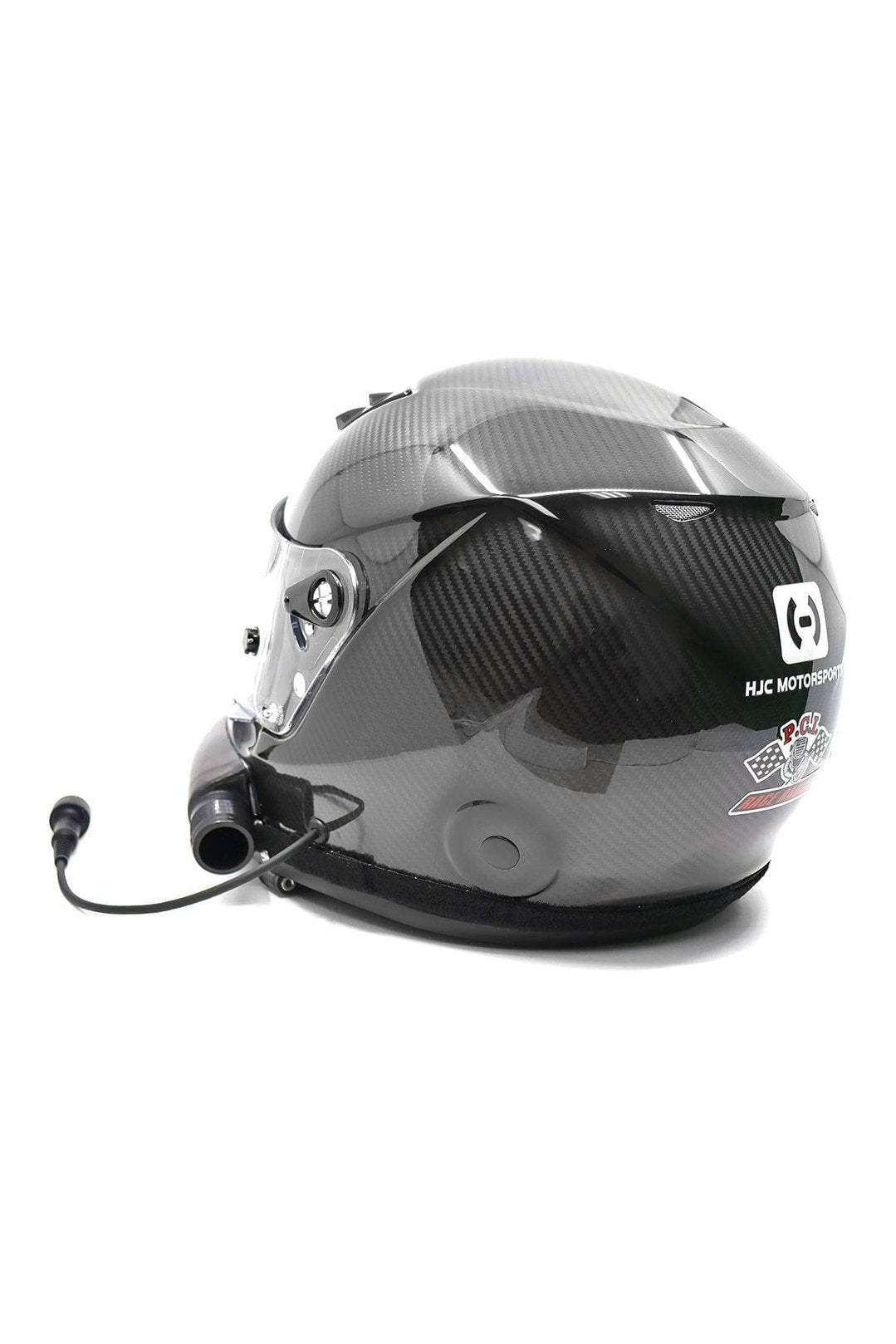 PCI Elite Wired HJC H10 Carbon SA2020 Helmet with RaceAir - PCI Race Radios