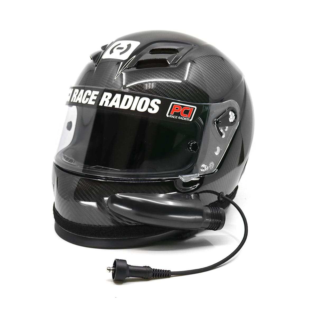 helmets hjc motorsports H10 Carbon Racing Helmet HJC Motorsports HJ-28 Clear Shield