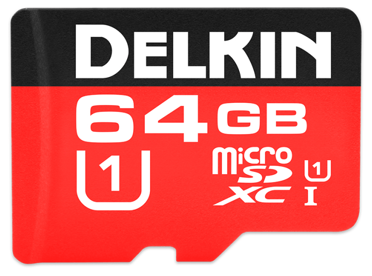 64GB Micro SDXC Card with Full HD Video Recording and SD Adapter